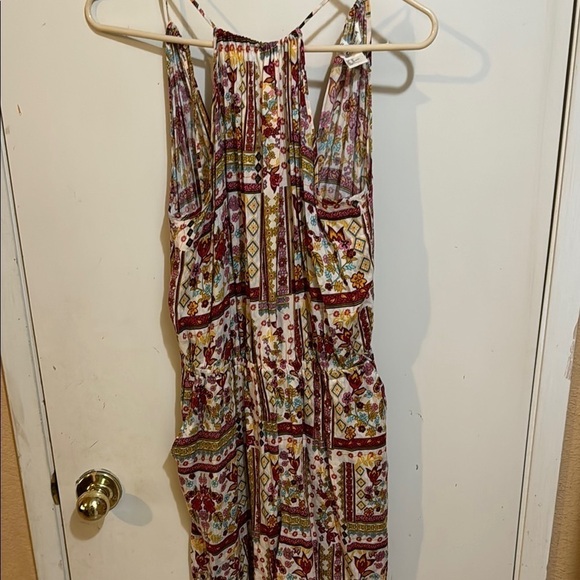 H&M Coachella Collection Multicolored Floral Boho Patchwork Romper Size 12!! - Picture 7 of 10